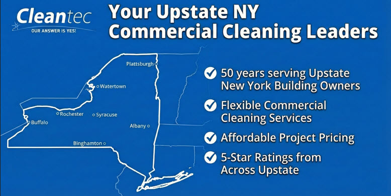 Cleantec Upstate NY Cleaning Map