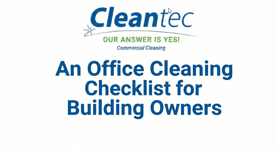 Office Cleaning Checklist