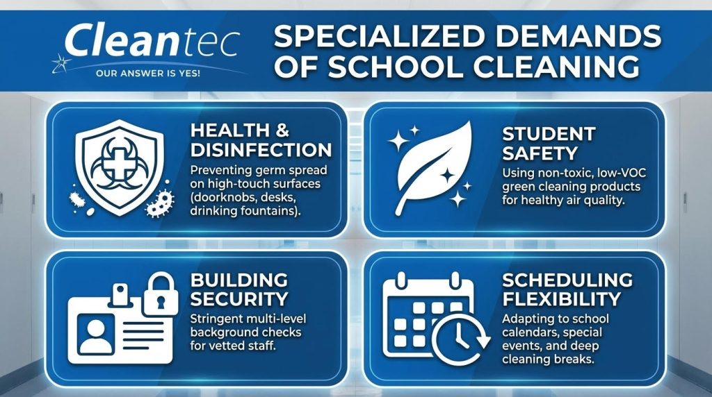 Cleaning for Schools - Demands of the Industry